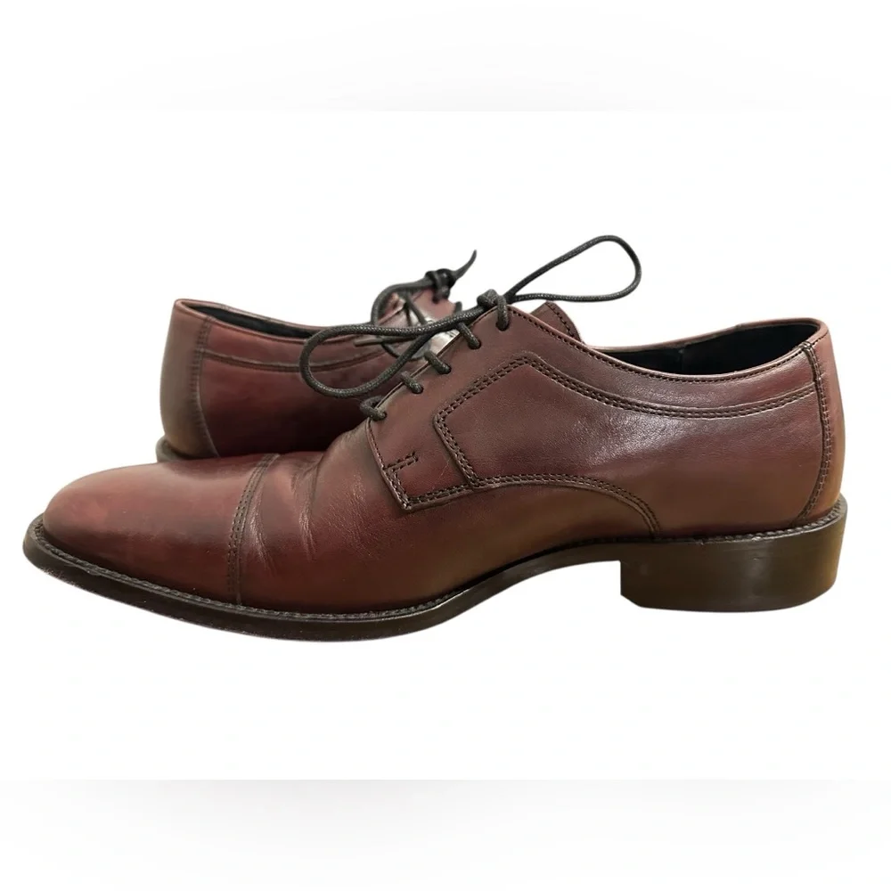 Johnston‎ Murphy Men’s Size 9.5 M Brown Dress Lace Up Shoes.B4